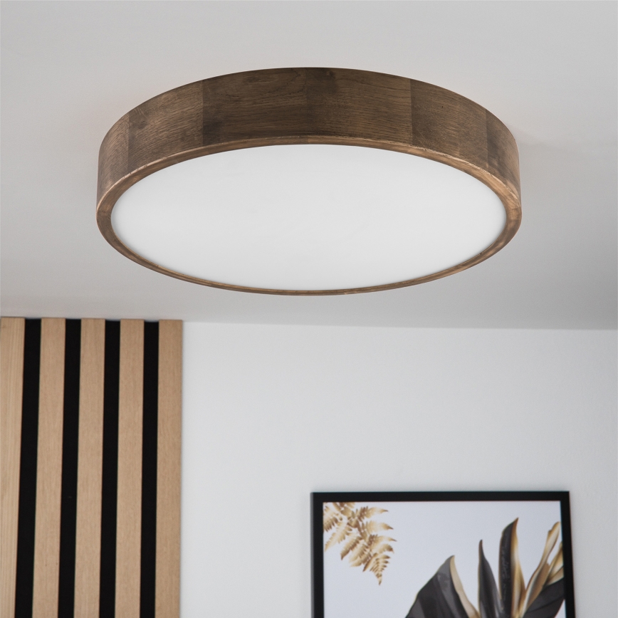 Brilagi - LED Mennyezeti lámpa CARVALHO 3xE27/60W/230V tölgy dió átm. 47 cm