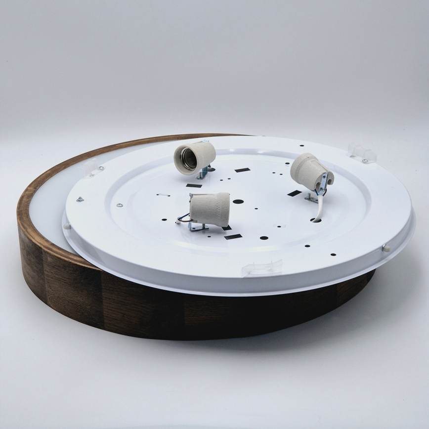 Brilagi - LED Mennyezeti lámpa CARVALHO 3xE27/60W/230V tölgy dió átm. 47 cm