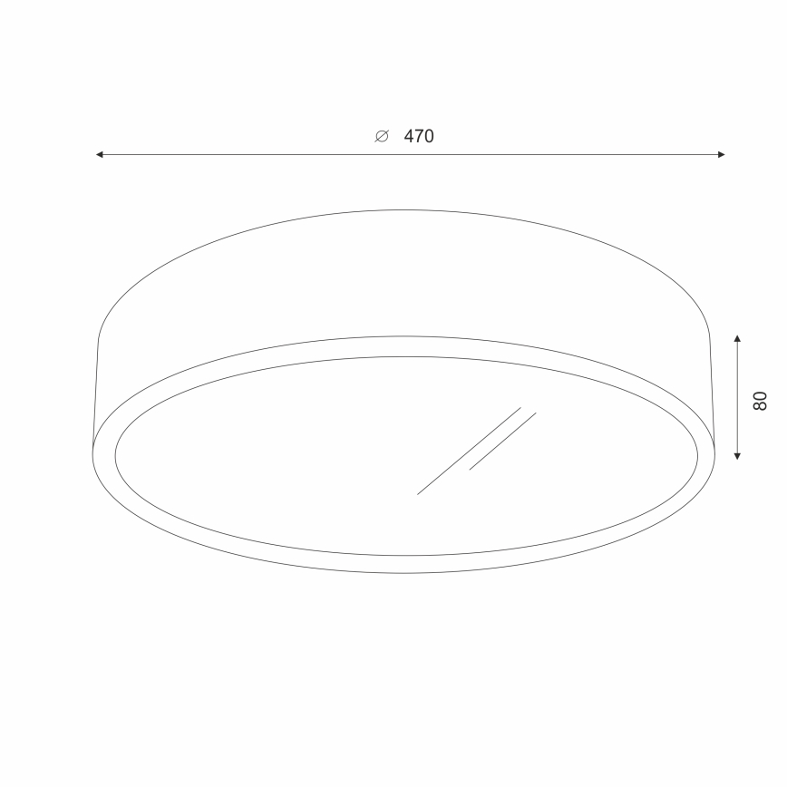Brilagi - LED Mennyezeti lámpa CARVALHO 3xE27/60W/230V tölgy dió átm. 47 cm