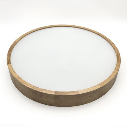 Brilagi - LED mennyezeti lámpa CARVALHO 4xE27/60W/230V tölgy, átmérő 57,5 cm