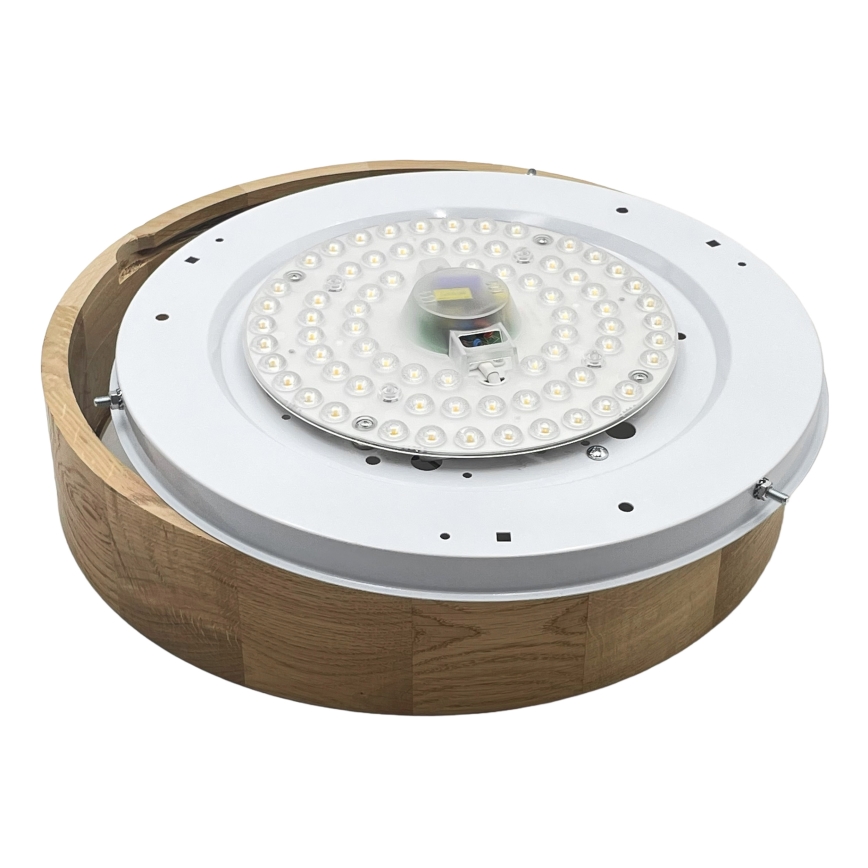 Brilagi - LED mennyezeti lámpa CARVALHO LED/36W/230V tölgy átm. 37,5 cm