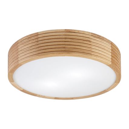 Brilagi - LED mennyezeti lámpa CARVALHO MODERN 2xE27/60W/230V átm. 37,5 cm tölgy