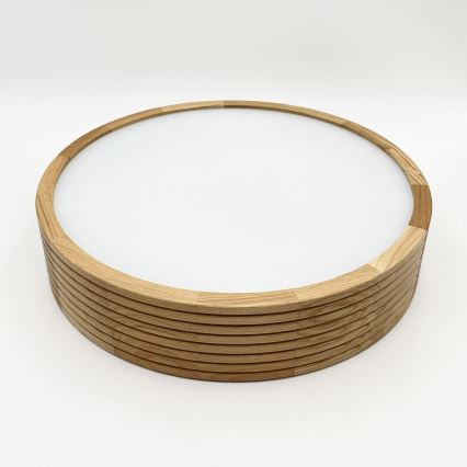 Brilagi - LED mennyezeti lámpa CARVALHO MODERN 2xE27/60W/230V átm. 37,5 cm tölgy