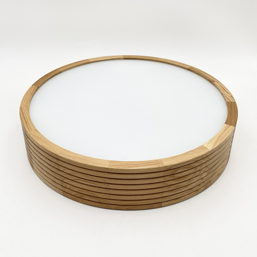 Brilagi - LED mennyezeti lámpa CARVALHO MODERN 2xE27/60W/230V átm. 37,5 cm tölgy