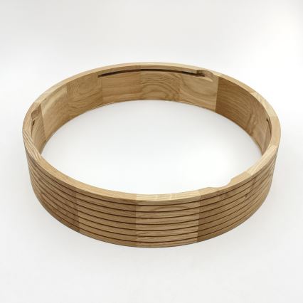 Brilagi - LED mennyezeti lámpa CARVALHO MODERN 2xE27/60W/230V átm. 37,5 cm tölgy