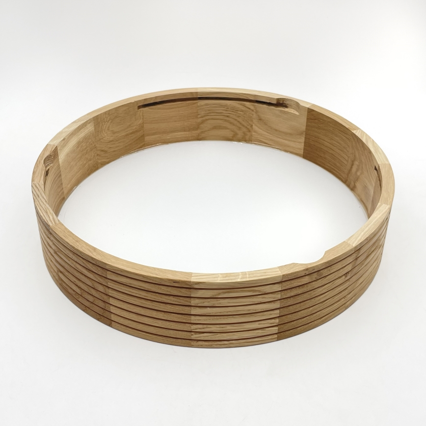 Brilagi - LED mennyezeti lámpa CARVALHO MODERN 2xE27/60W/230V átm. 37,5 cm tölgy