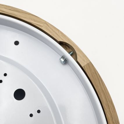 Brilagi - LED mennyezeti lámpa CARVALHO MODERN 2xE27/60W/230V átm. 37,5 cm tölgy