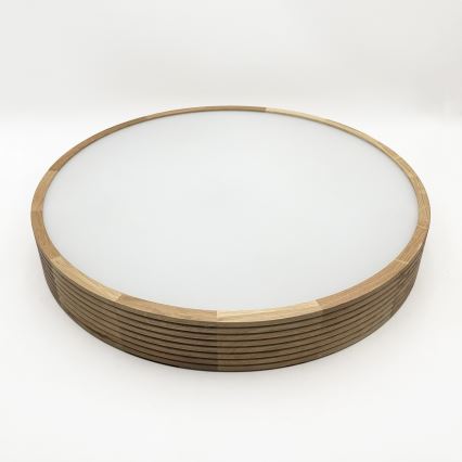 Brilagi - LED mennyezeti lámpa CARVALHO MODERN 4xE27/60W/230V tölgyszínű, átm. 57,5 cm