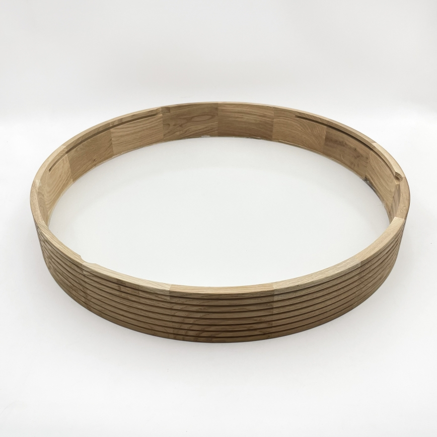 Brilagi - LED mennyezeti lámpa CARVALHO MODERN 4xE27/60W/230V tölgyszínű, átm. 57,5 cm