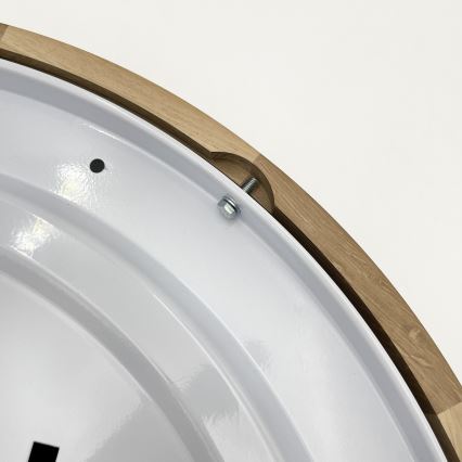 Brilagi - LED mennyezeti lámpa CARVALHO MODERN 4xE27/60W/230V tölgyszínű, átm. 57,5 cm