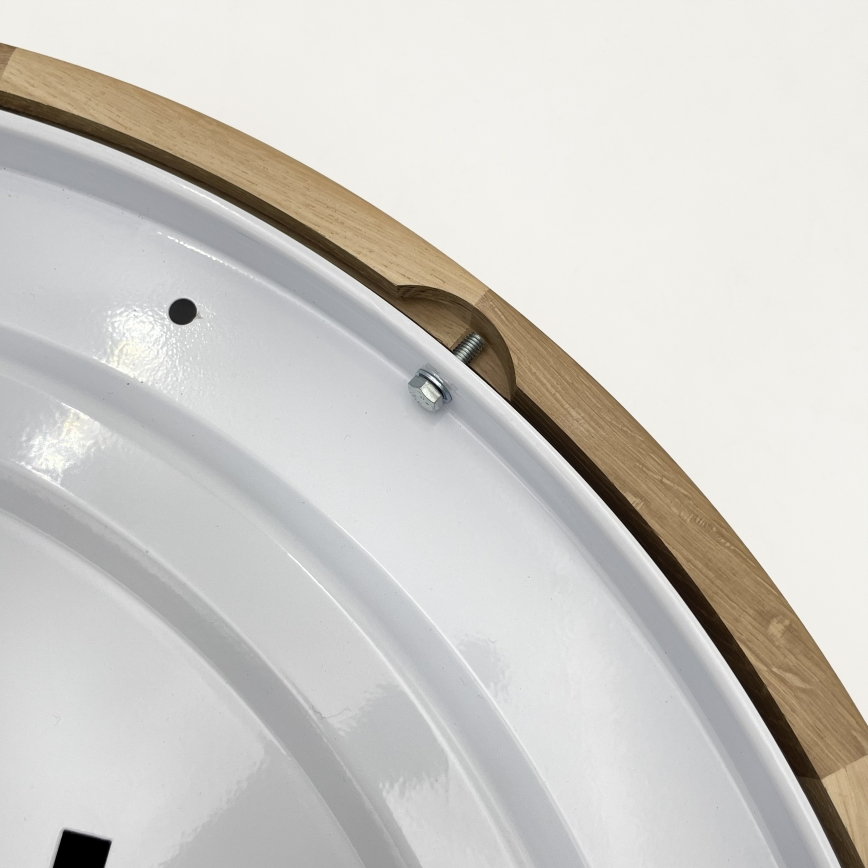 Brilagi - LED mennyezeti lámpa CARVALHO MODERN 4xE27/60W/230V tölgyszínű, átm. 57,5 cm