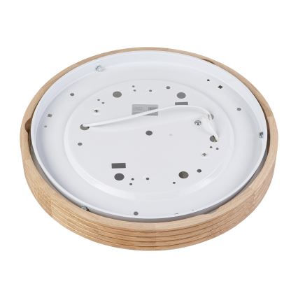 Brilagi - LED mennyezeti lámpatest CARVALHO MODERN SLIM 2xE27/60W/230V, átmérő 37,5 cm, tölgy