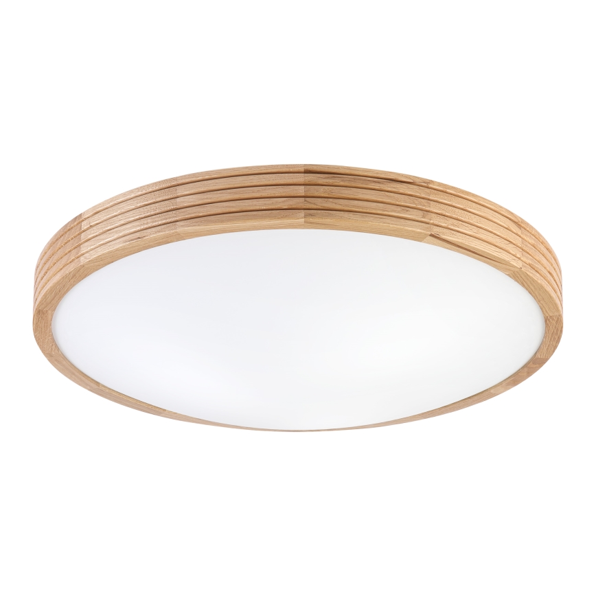 Brilagi - LED mennyezeti lámpa CARVALHO MODERN SLIM 3xE27/60W/230V átm. 47,5 cm tölgy