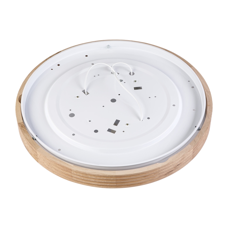 Brilagi - LED mennyezeti lámpa CARVALHO MODERN SLIM 3xE27/60W/230V átm. 47,5 cm tölgy