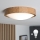 Brilagi - LED mennyezeti lámpa CARVALHO SLIM 1xE27/15W/230V tölgy átm. 27 cm