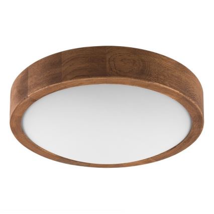 Brilagi - LED mennyezeti lámpa CARVALHO SLIM 1xE27/15W/230V, tölgy/cseresznye, átmérő 27 cm