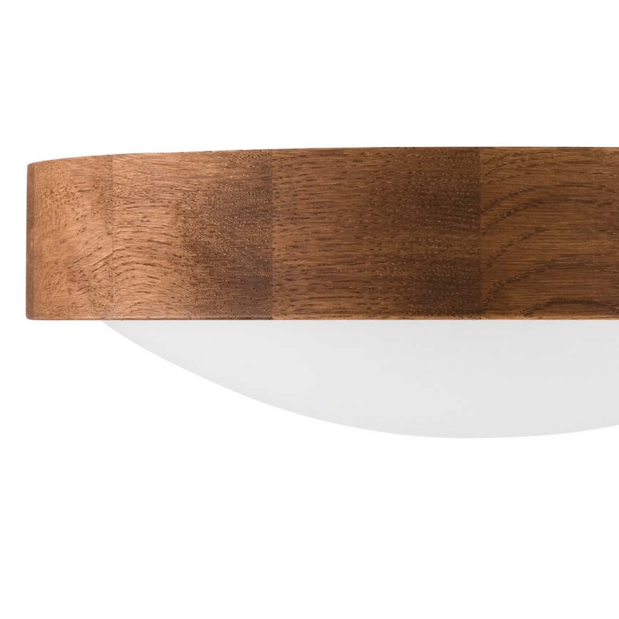 Brilagi - LED mennyezeti lámpa CARVALHO SLIM 1xE27/15W/230V, tölgy/cseresznye, átmérő 27 cm