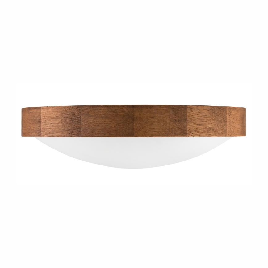 Brilagi - LED Mennyezeti lámpa CARVALHO SLIM 2xE27/60W/230V tölgy cseresznye átmérő 37 cm