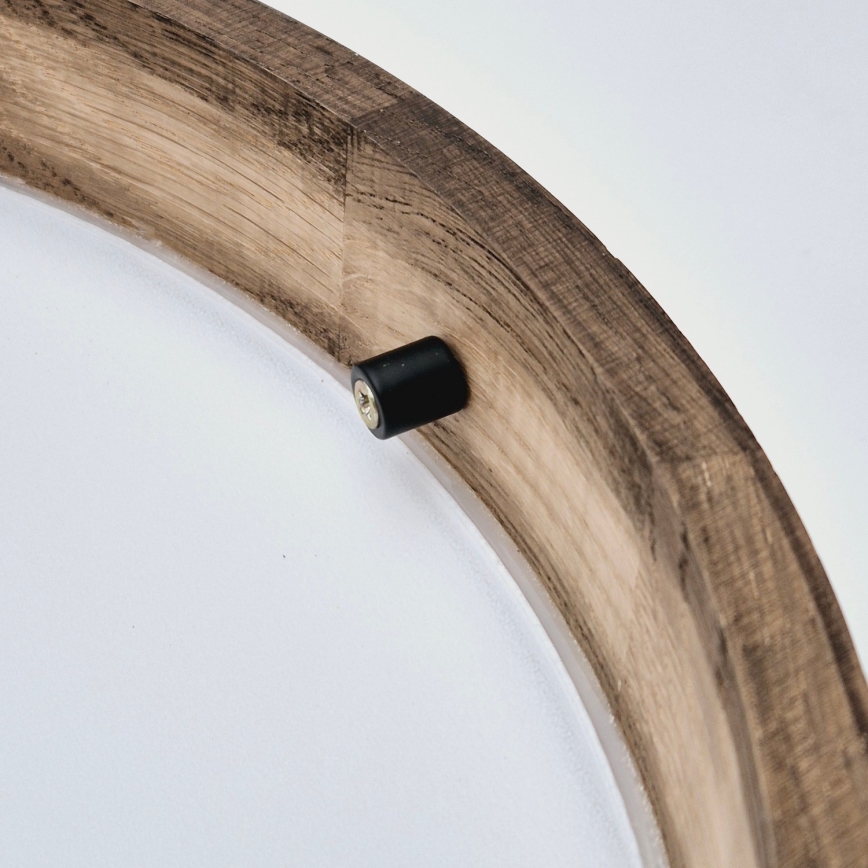 Brilagi - LED Mennyezeti lámpa CARVALHO SLIM 2xE27/60W/230V tölgy dió átmérő 37 cm