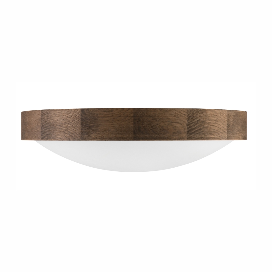 Brilagi - LED Mennyezeti lámpa CARVALHO SLIM 2xE27/60W/230V tölgy dió átmérő 37 cm