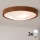 Brilagi - LED mennyezeti lámpa CARVALHO SLIM 3xE27/15W/230V tölgy-cseresznye átm. 47 cm
