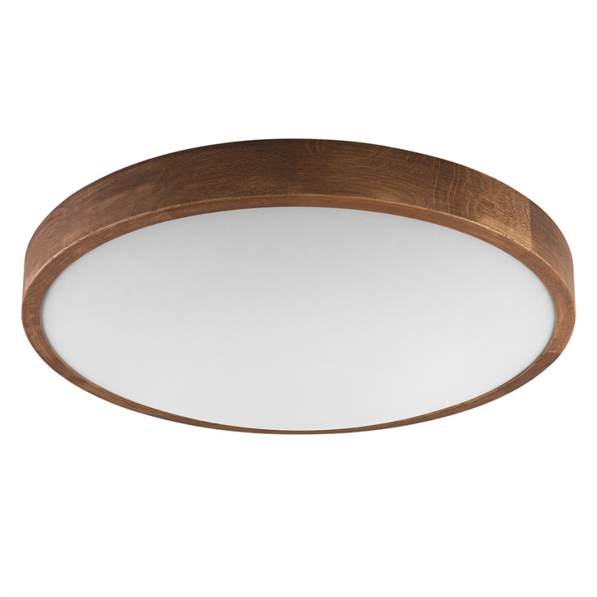 Brilagi - LED mennyezeti lámpa CARVALHO SLIM 3xE27/15W/230V tölgy-cseresznye átm. 47 cm