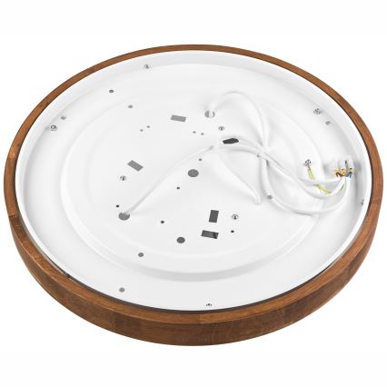 Brilagi - LED Mennyezeti lámpa CARVALHO SLIM 3xE27/60W/230V tölgy cseresznye átmérő 47 cm