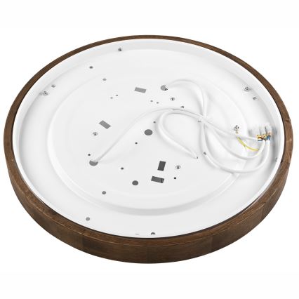 Brilagi - LED mennyezeti lámpa CARVALHO SLIM 3xE27/60W/230V tölgy dió átmérő 47 cm