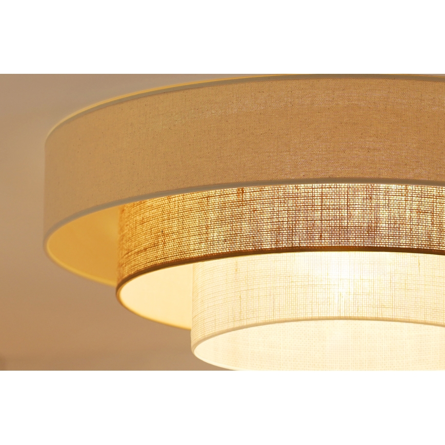 Brilagi - LED Mennyezeti lámpa DENVER LUNETA LED/12W/230V átm. 60 cm 3000K/4000K/6400K bézs/krém