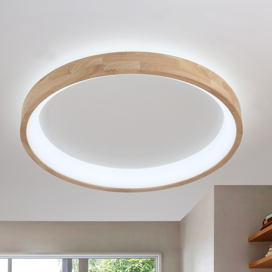 Brilagi - LED mennyezeti lámpatest FALCON WOOD LED/60W/230V 3000/4000/6000K átm. 80 cm fa