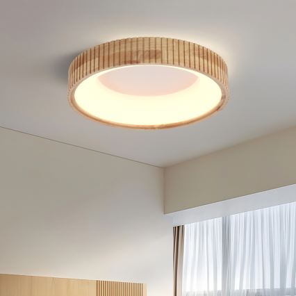 Brilagi - LED mennyezeti lámpa FALCON WOOD MODERN LED/30W/230V 3000/4000/6000K Ø 45 cm fa