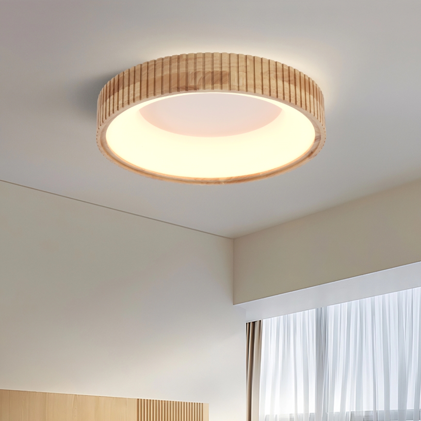 Brilagi - LED mennyezeti lámpa FALCON WOOD MODERN LED/30W/230V 3000/4000/6000K Ø 45 cm fa