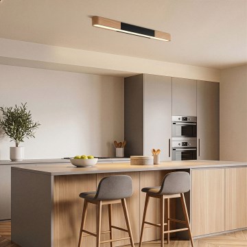 BRILAGI - LED Mennyezeti lámpa GARDALINE LED/100W/230V 80 cm tölgy/fekete