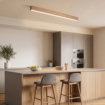 BRILAGI - LED mennyezeti lámpa GARDALINE LED/108W/230V 120 cm tölgy