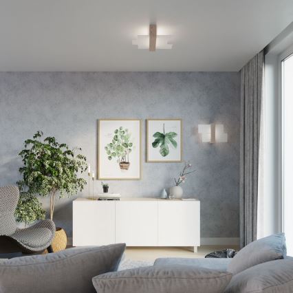 Brilagi - LED mennyezeti lámpatest HERA 2xE27/7,5W/230V 43x43 cm fa
