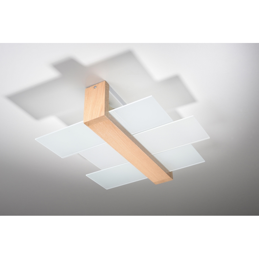 Brilagi - LED mennyezeti lámpatest HERA 2xE27/7,5W/230V 43x43 cm fa