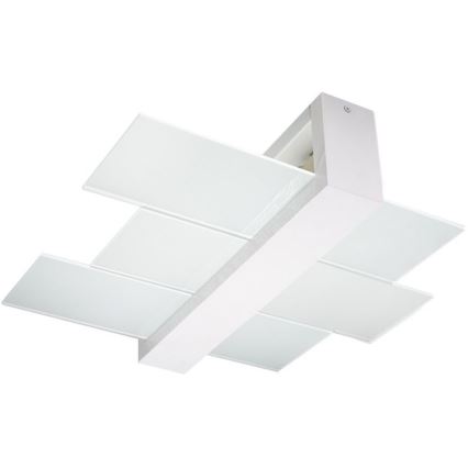 Brilagi -  LED mennyezeti lámpatest HERA 2xE27/7,5W/230V 43x43 cm fehér
