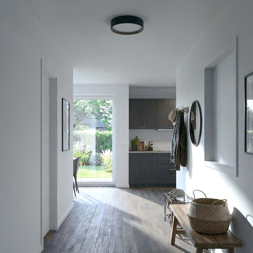 Brilagi - LED mennyezeti lámpa LUCIA LED/24W/230V átm. 31 cm fekete