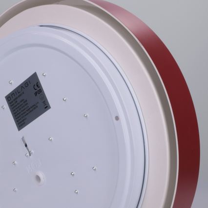 Brilagi - LED mennyezeti lámpa MATTEO LED/24W/230V átm. 31 cm piros
