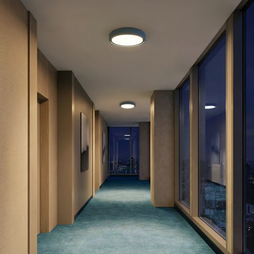 Brilagi - LED mennyezeti lámpa MATTEO LED/24W/230V, átm. 31 cm, türkiz
