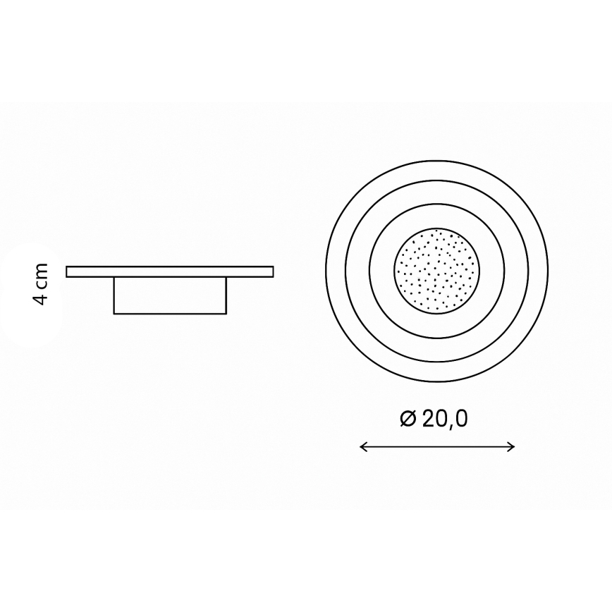 Brilagi - LED mennyezeti lámpa MODERN MINI LED/29W/230V 3000/4000/6000K