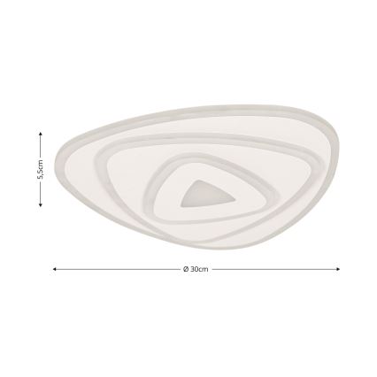 Brilagi - LED dimmelhető mennyezeti lámpa MODERN MINI LED/45W/230V 3000/4000/6000K 30x30 cm + távirányító