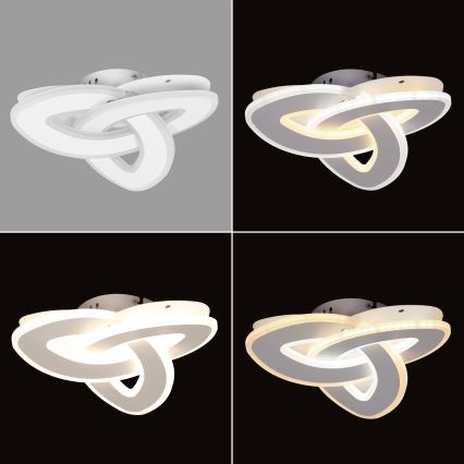 Brilagi - LED dimmelhető mennyezeti lámpa MODERN MINI LED/49W/230V 3000/4000/6000K 30x30 cm + távirányító