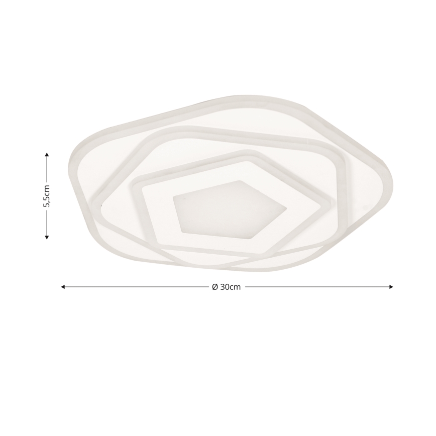 Brilagi - LED dimmelhető mennyezeti lámpatest MODERN MINI LED/53W/230V 3000–6000K, átm. 30 cm + távirányító