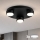 Brilagi - LED mennyezeti lámpa MONO 3xGX53/30W/230V Ø 30 cm fekete