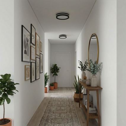 Brilagi - LED mennyezeti lámpa NAOMI LED/24W/230V Ø 28,5 cm fekete