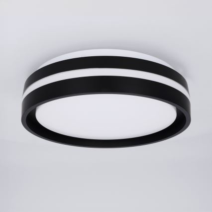 Brilagi - LED mennyezeti lámpa NAOMI LED/24W/230V Ø 28,5 cm fekete