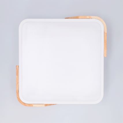 Brilagi - LED mennyezeti lámpa PILANA LED/24W/230V tölgy/fehér 32x32 cm