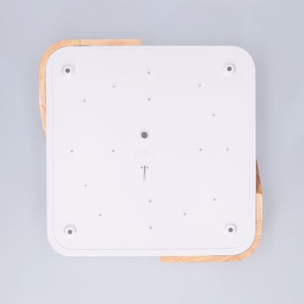 Brilagi - LED mennyezeti lámpa PILANA LED/24W/230V tölgy/fehér 32x32 cm