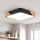 Brilagi - LED mennyezeti lámpa PILANA LED/24W/230V tölgy/fekete 32x32 cm